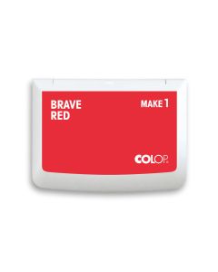 COLOP MAKE 1 Inkoustová poduška - brave red