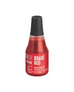 COLOP Razítková barva - MAKE - brave red - 25 ml