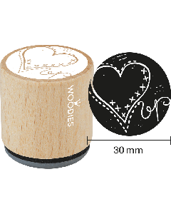 Woodies Stamp - Srdce