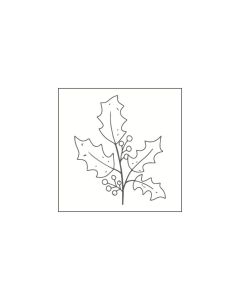 May & Berry - cesmína - 45x45mm