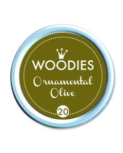 Woodies razítková poduška - Ornamental Olive