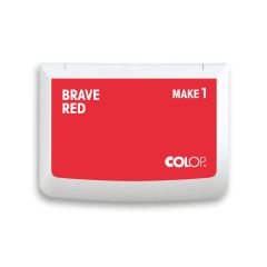 COLOP MAKE 1 Inkoustová poduška - brave red