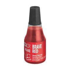 COLOP Razítková barva - MAKE - brave red - 25 ml