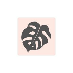 May & Berry - monstera - 45x45mm