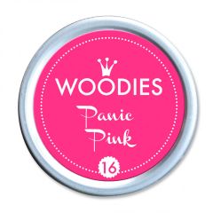 Woodies razítková poduška - Panic Pink